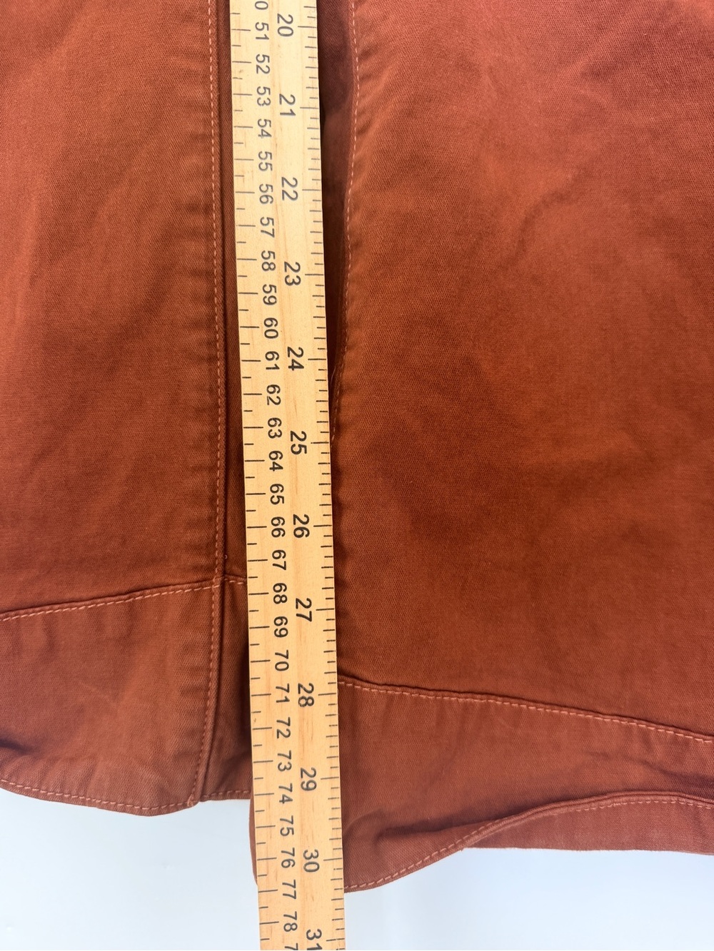 Anthropologie Pilcro Puddle Curve Wide Leg Pants Brown Sz 31 Baggy Slouchy - Picture 12 of 13